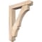 Ekena Millwork Balboa Arts and Crafts Smooth Bracket w/ Offset Brace, Douglas Fir, 5 1/2"W x 26"D x 34"H BKT0604X26X34BOA03SDF - alternate 1
